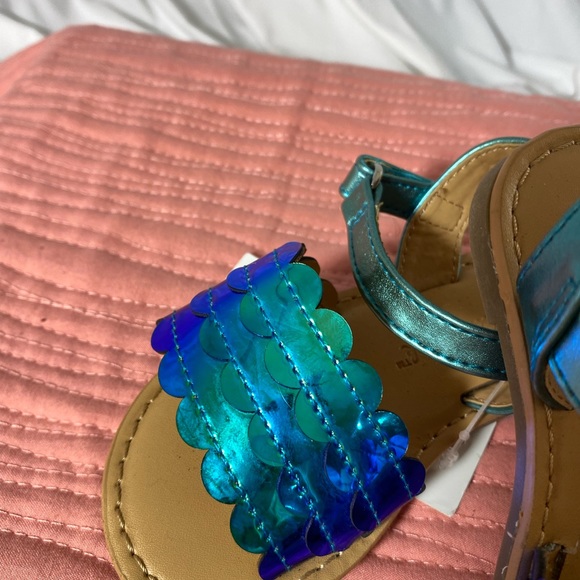 Toddler Cat & Jack sandals, size 5, blue - Picture 4 of 6